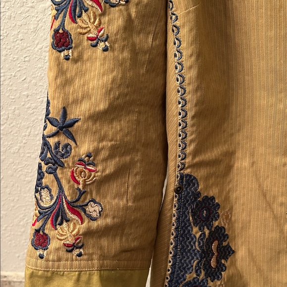 Coldwater Creek khaki Embroidered Utility Jacket - Picture 6 of 16